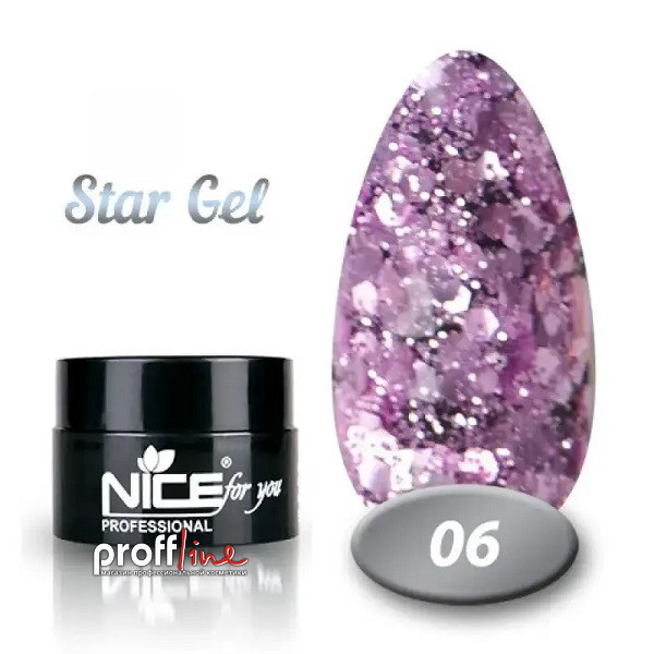 Гель-фарба Nice Star gel 5 мл, No 6