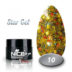 Гель-фарба Nice Star gel 5 мл, No 10
