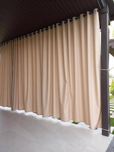 Купить Уличные Шторы Беж 1,95*3,00 высота, цена 3900 ₴ — Prom.ua (ID ...