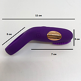 Ерекційне віброкольцо від USB, Насадка на член із вібрацією, Віброкольц-стимулятор клітора із шипами, Інтимні, фото 4