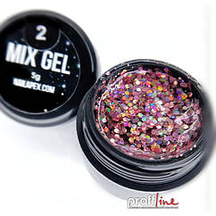 Мікс гель Nail Apex Mix gel 5 мл, No 2