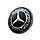 Mercedes-Benz Емблема на капот/багажник діаметром 57 мм колір чорний, фото 4