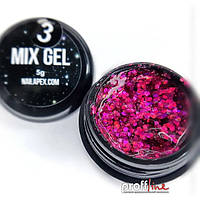 Микс гель Nail Apex Mix gel 5 мл, № 3