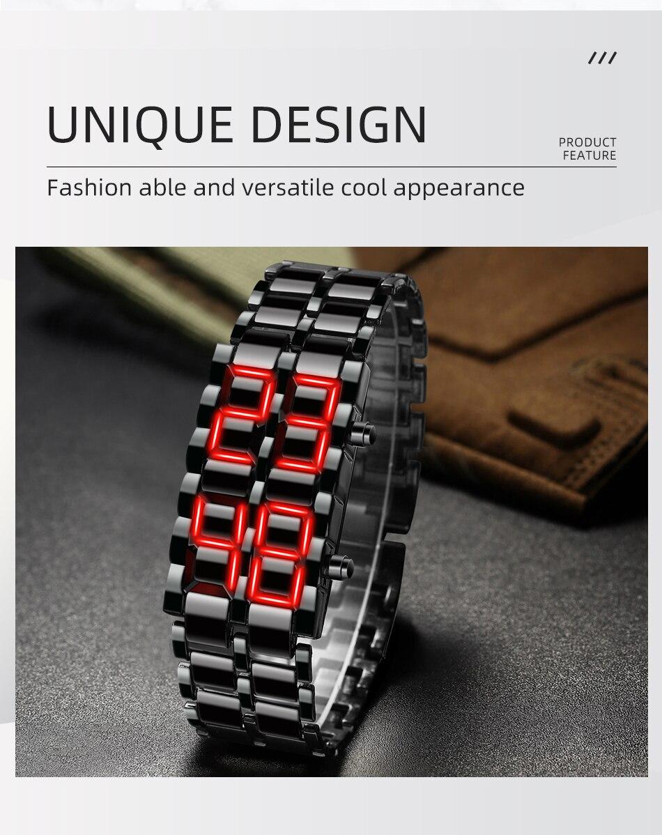 Чоловічий наручний кварцовий годинник Samurai Lava Snake Watch