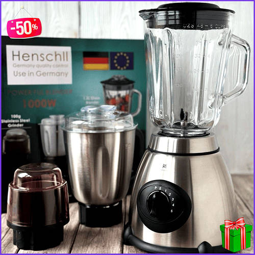 Стационарный блендер с чашей для коктейлей со льдом Henschll, Хороший ...