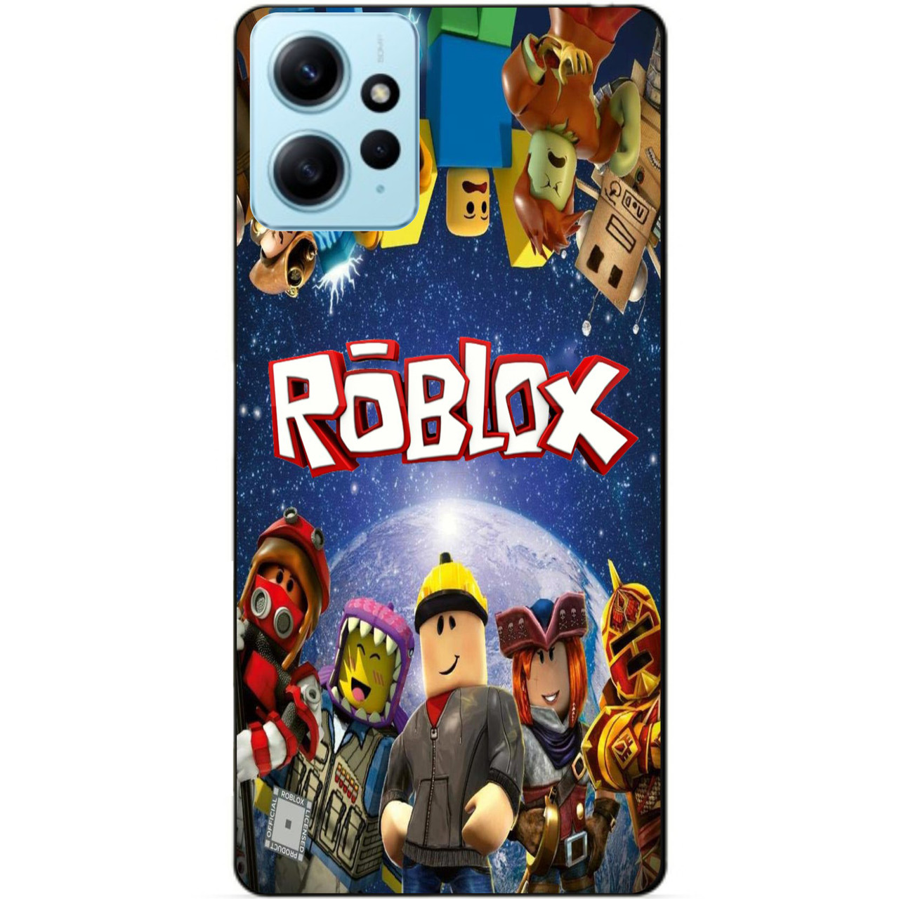 Силіконовий бампер чохол для Xiaomi Redmi Note 12 з малюнком Роблокс Roblox