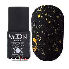 Топ із шимером Moon Top leaf gold mat 8 мл