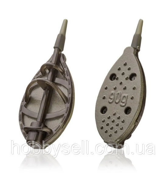 Годівниця Флет 60г (Годівниці Method Flat) 30г-100г метод - Flat Feeder (К130), фото 1