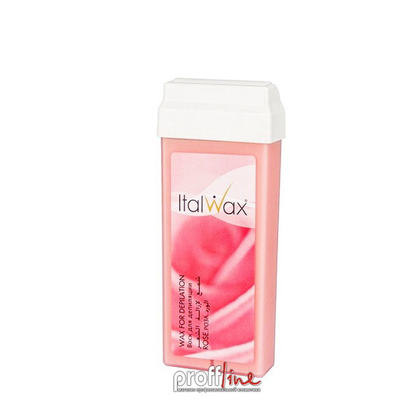 Віск плівковий для депіляції в касеті Ital Wax Rose 100 г