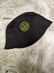 Котонова панамка Stone Island чорна  L 58-60 см