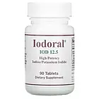 Optimox Corporation, Iodoral, Йод/йодид калію, 90 таблеток
