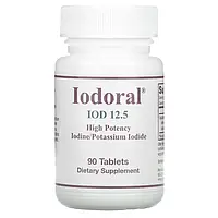 Optimox Corporation, Iodoral, Йод/йодид калия, 90 таблеток