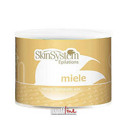 Віск плівковий для депіляції Skin System у банці 400 мл miele