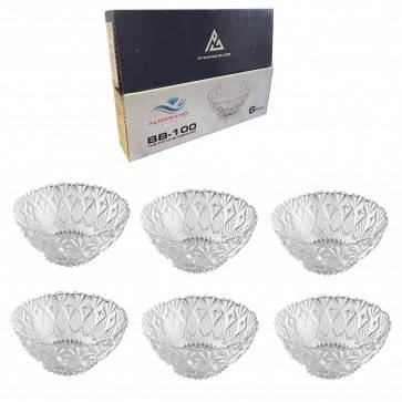 Набір салатників 9,5 см Crystalite 6 шт.