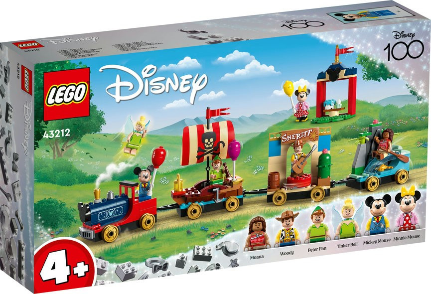 КОНСТРУКТОР LEGO DISNEY Святковий Діснеївський потяг 43212 200 деталей, фото 1