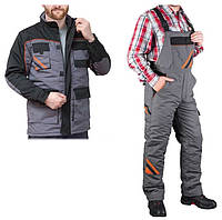 Зимовий робочий комплект: куртка та комбінезон ArtMaster PRO спецодяг утеплений захисний