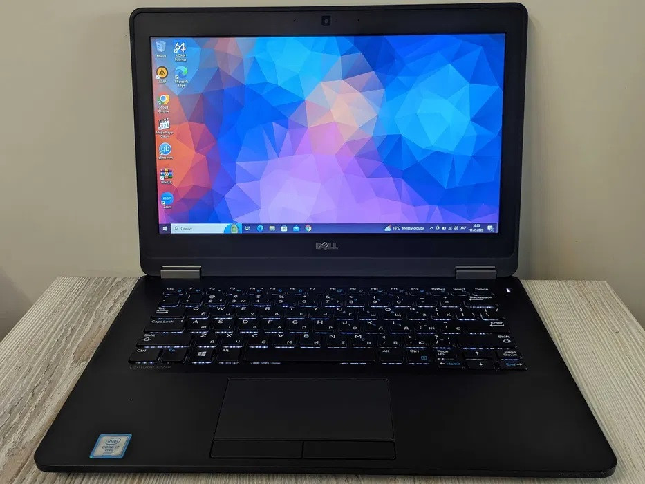 Ноутбук Dell Latitude Е7270 |12.5" HD/i7-6600U/8Gb/256 SSD Б/В, фото 1