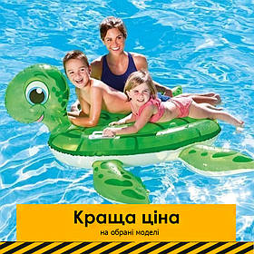 Надувний плотик дитячий Черепаха Bestway 41041 (140-140 см) | Надувна платформа