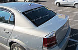 Лип спойлер Opel Vectra C (спойлер на багажник Опель Вектра Ц), фото 3