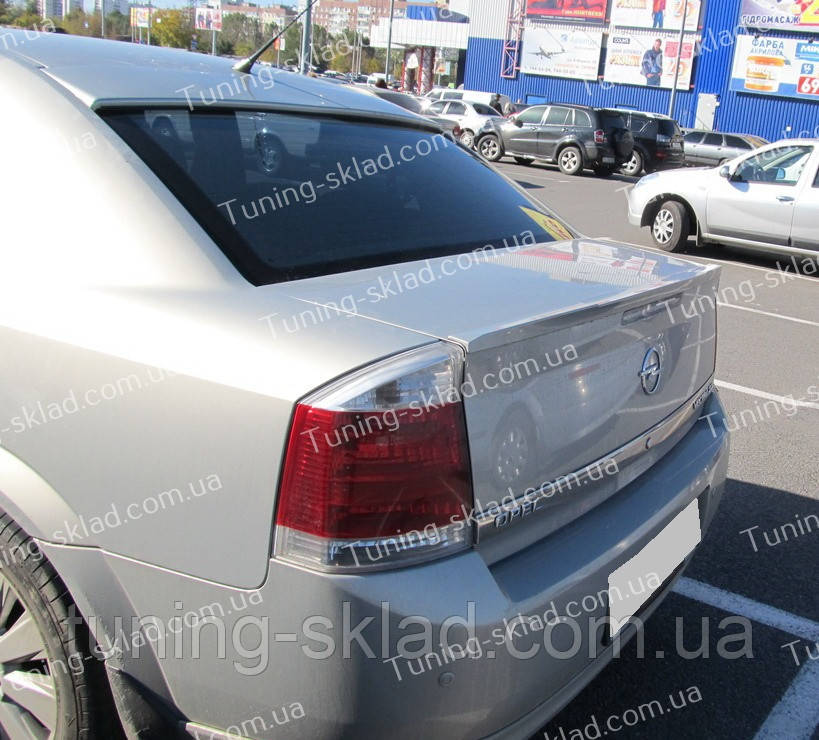 Лип спойлер Opel Vectra C (спойлер на багажник Опель Вектра Ц), фото 1