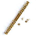 Кільцевий механізм А6 золото на 6 кілець 171мм - 15мм з болтами KMX055, фото 3