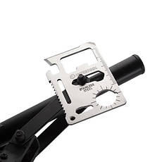 Картка мультитул 11 в 1 INTERTOOL HT-0589, фото 4