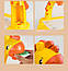 Столик для малювання з проектором Жирафік 2 кольори 12 фломастерів підсвічування звук, фото 4