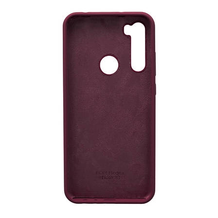 Чохол Silicone Case Premium для Xiaomi Redmi Note 8T Plum, фото 3