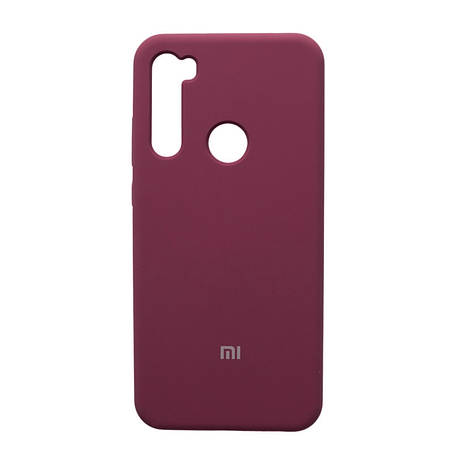 Чохол Silicone Case Premium для Xiaomi Redmi Note 8T Plum, фото 1