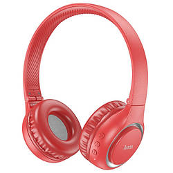 Бездротові накладні навушники з мікрофоном HOCO W41 Червоний