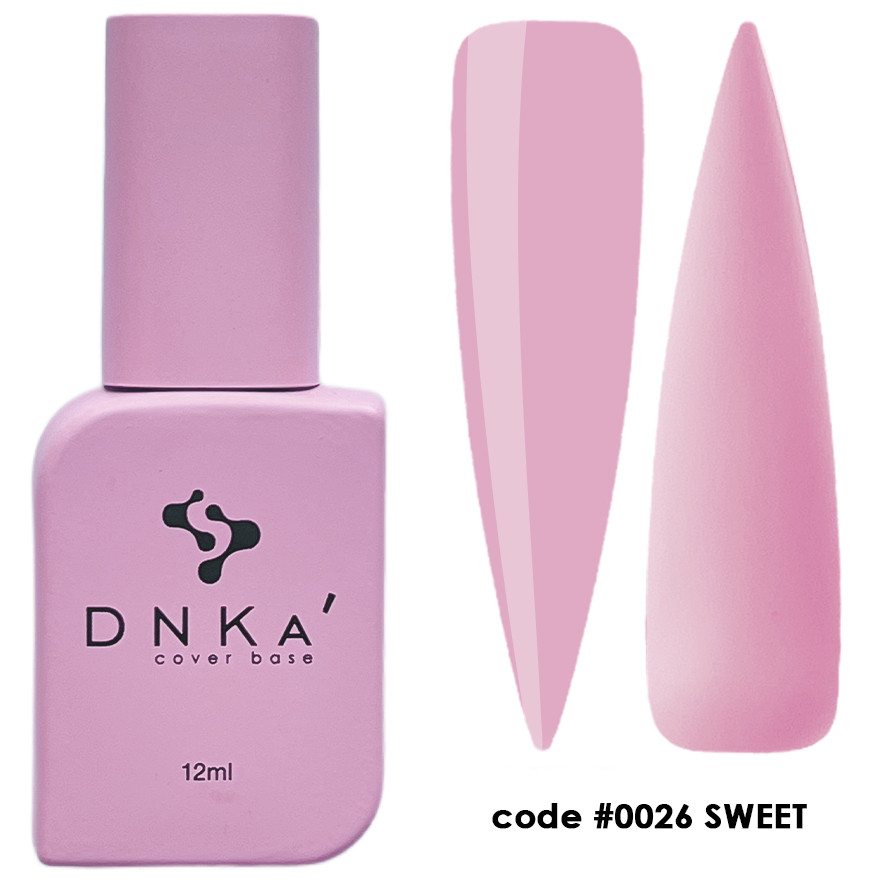 База камуфлююча для нігтів DNKa Cover Base #0026 Sweet 12 мл