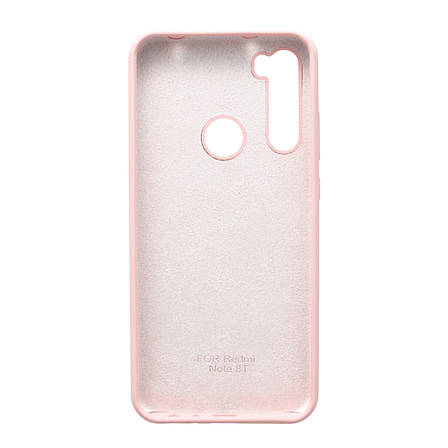 Чохол Silicone Case Premium для Xiaomi Redmi Note 8T Sand Pink, фото 3