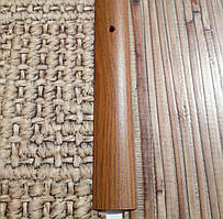 Декоративний поріжок для підлоги 29мм АП 004 під дерево Дуб золотий (фарбований), 2.7 м