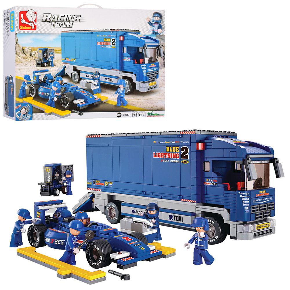 Конструктор Sluban Авто Формула 1 (641 деталь, фігурки, транспорт) M38-B0357