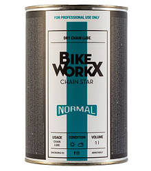 Смазка для цепи BikeWorkX Chain Star “normal” банка 1L.