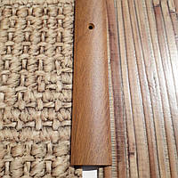 Декоративний поріжок для підлоги 29мм АП 004 під дерево Дуб шервуд (фарбований), 2.7 м