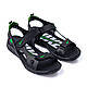 Чоловічі шкіряні сандалії Nike NS Green, Чоловічі шкіряні шльопанці, босоніжки чорні, Чоловіче взуття, фото 2