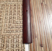 Декоративний поріжок для підлоги 29мм АП 004 під дерево Махагон (фарбований), 2.7 м