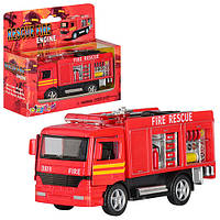 Коллекционная металлическая машинка KINSMART KS 5110 WFIRE TRUCK пожарная