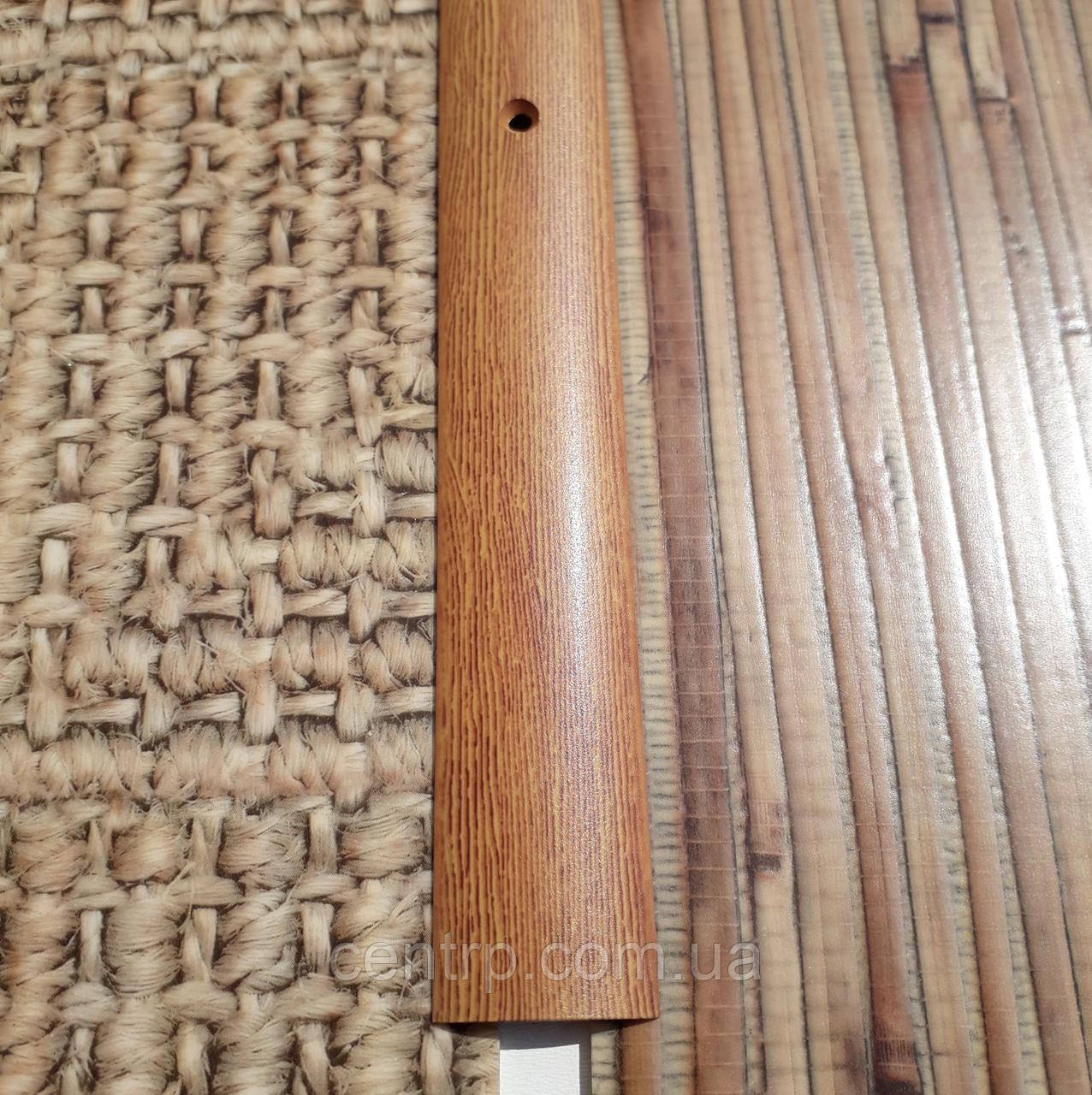 Декоративний поріжок для підлоги 29мм АП 004 під дерево Сосна (фарбований), 2.7 м, фото 1