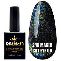 Гель-лак Designer Professional 24D magic cat eye 06