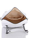 Біла жіноча сумка WeLassie саквояж з довгими ручками, Модна стильна літня сумочка білого кольору на плече, фото 7