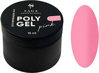 Saga Polygel pink 15ml