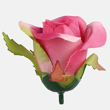 Троянда бутон малинова (КОД: W725-08) В - 5,5 см  Д - 4  см | виробництво Польща |24 шт. в упаковці