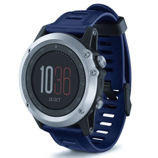 Браслет для годинника Garmin Fenix 3 HR/Fenix 5x 7x 26 мм силіконовий синій