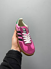 Жіночі кросівки Adidas x Gucci Gazelle Pink HQ7084, фото 6