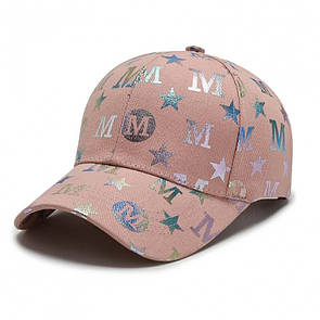 Кепка для дівчинки від Narason рожевого кольору із зірками