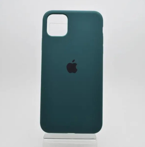 Чохол накладка Silicon Case Full Cover для  iPhone 11 Pro Max Pine Green, фото 1