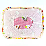 Дитячий ігровий манеж (прямокутний, м'яке дно, сітка) №10 "Hello Kitty" Рожевий, фото 3