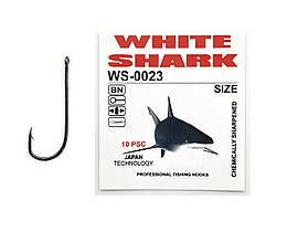 Гачок кований WHITE SHARK WS-0023 №6 (10 шт) (7 мм) (диам.пров. ⌀ 0.5 мм)